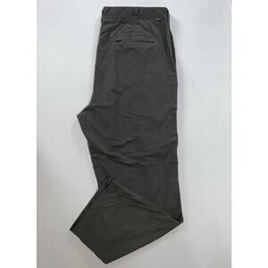 REI Vintage Relaxed Fit 100% Nylon Chino Hiking Pants. Gray, Men's 38X30. GUC!